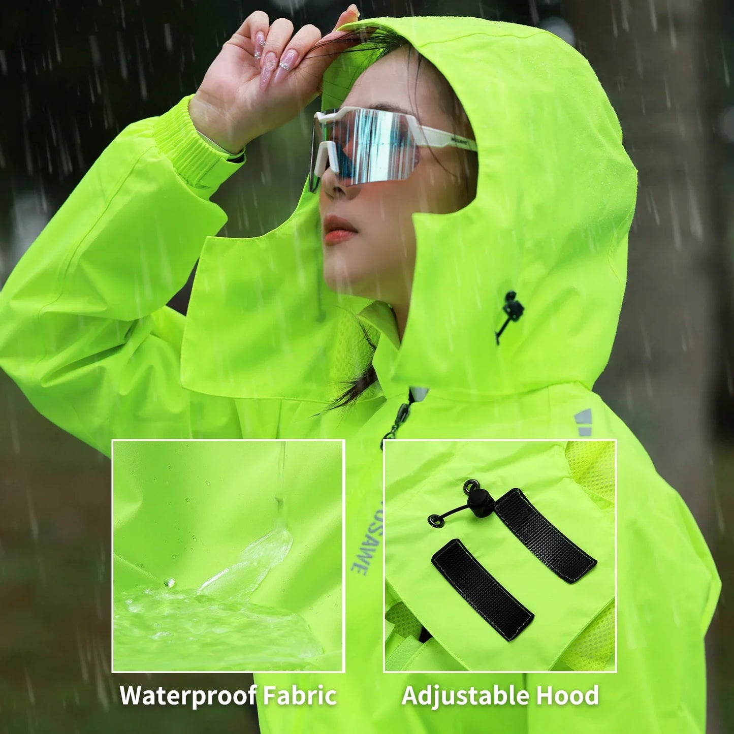 WOSAWE Women's Cycling Rain Jacket