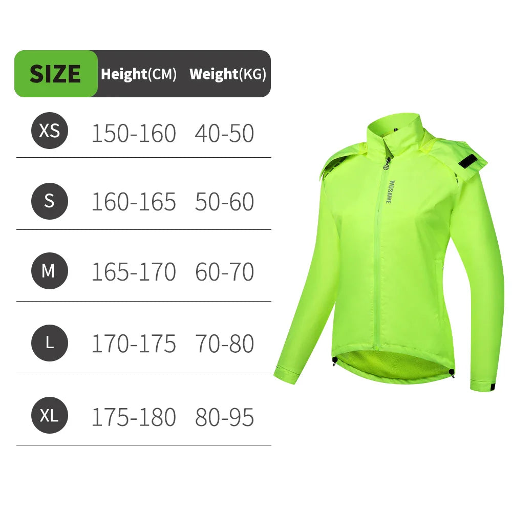 WOSAWE Women's Cycling Rain Jacket