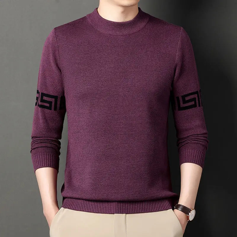 Autumn Winter New Men V-neck Pullover
