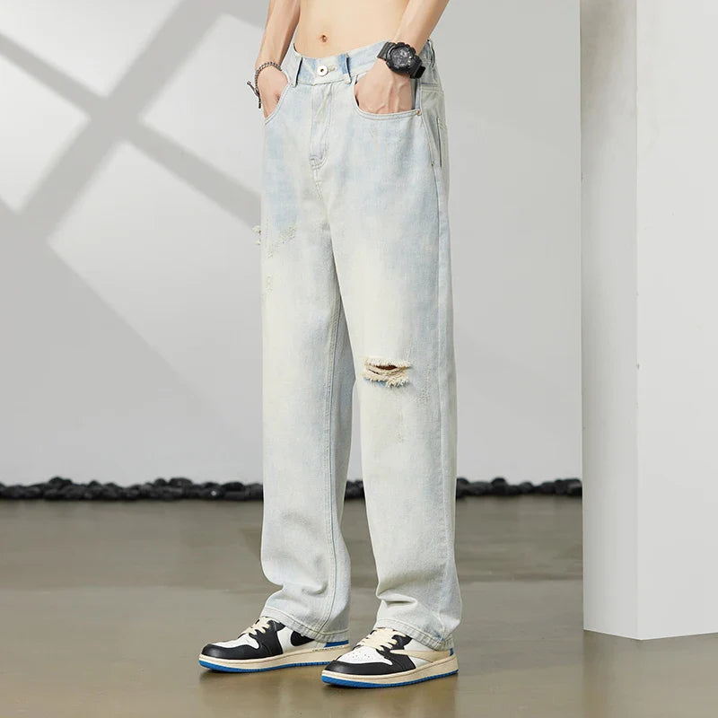 American Elastic Straight Jeans