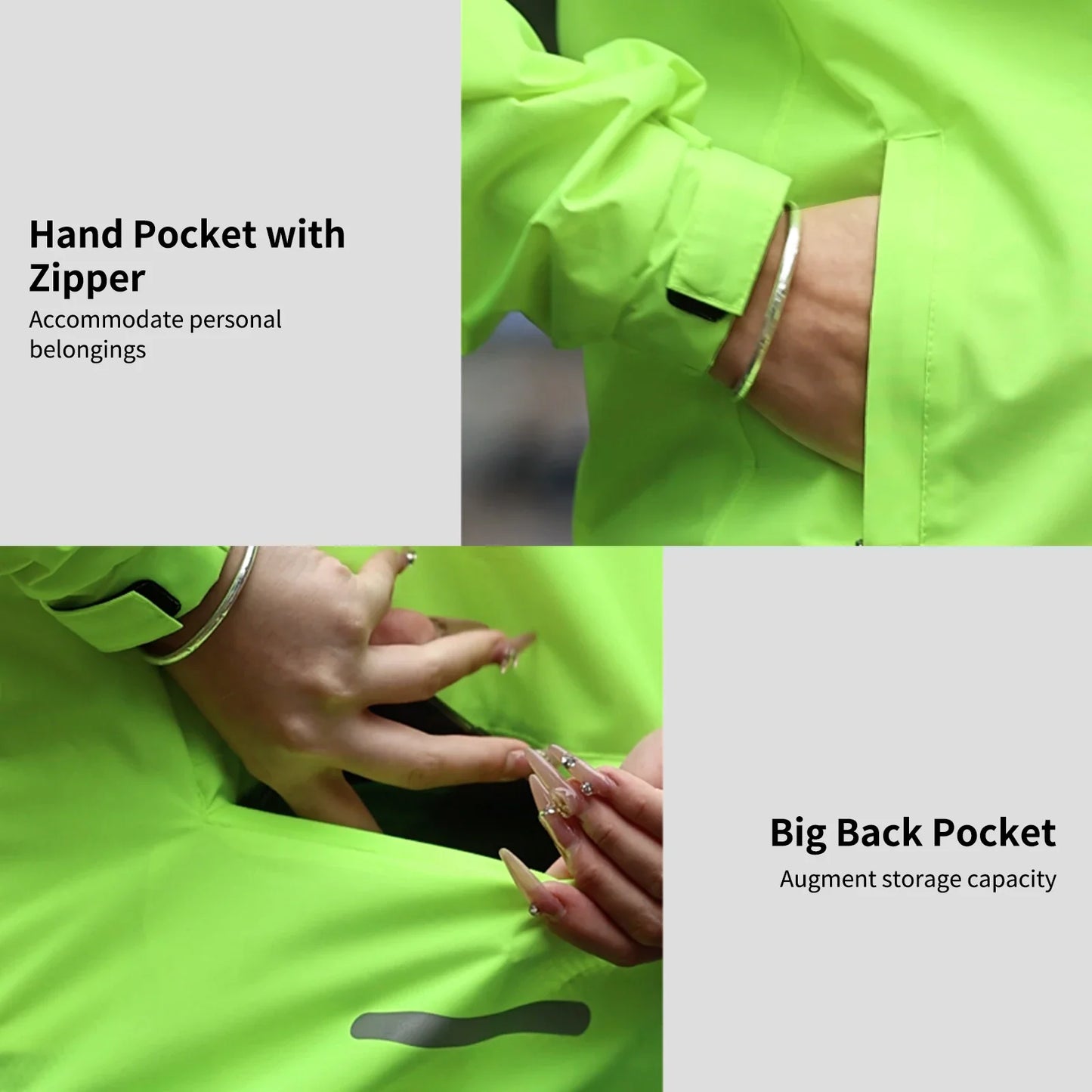 WOSAWE Women's Cycling Rain Jacket