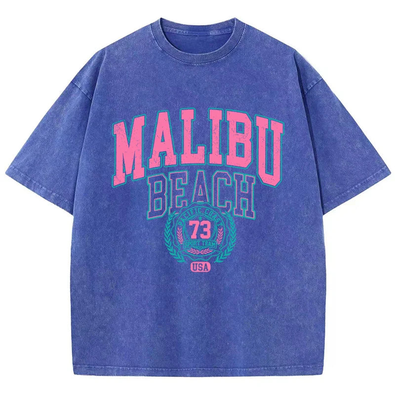 Malibu Beach Washed T-Shirt Women
