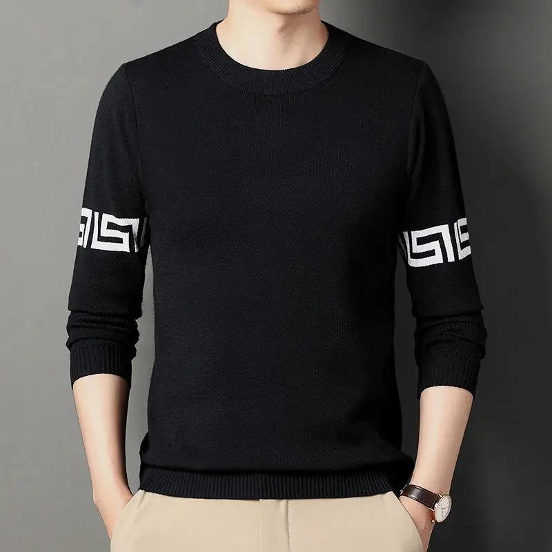 Autumn Winter New Men V-neck Pullover