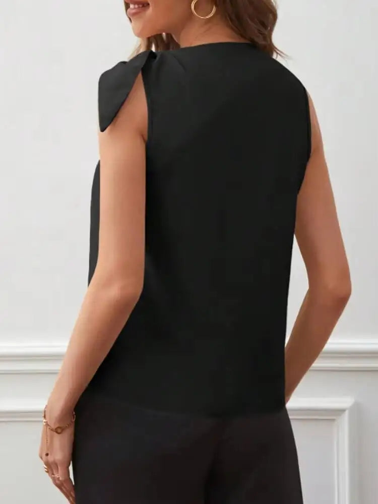 Women's Blouse Spring Summer Black