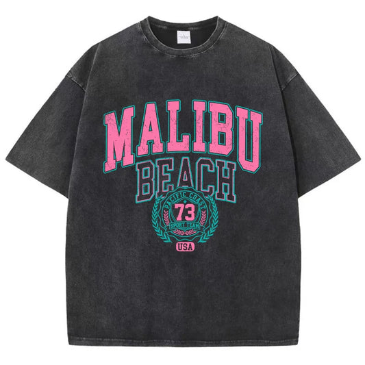 Malibu Beach Washed T-Shirt Women