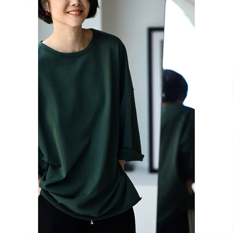 T67335 Casual Versatile Loose Multi-Color
