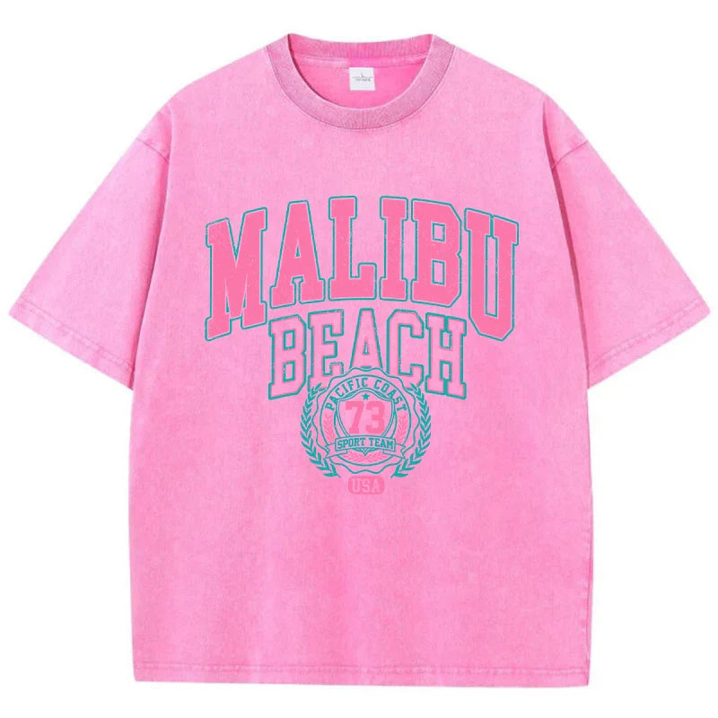 Malibu Beach Washed T-Shirt Women