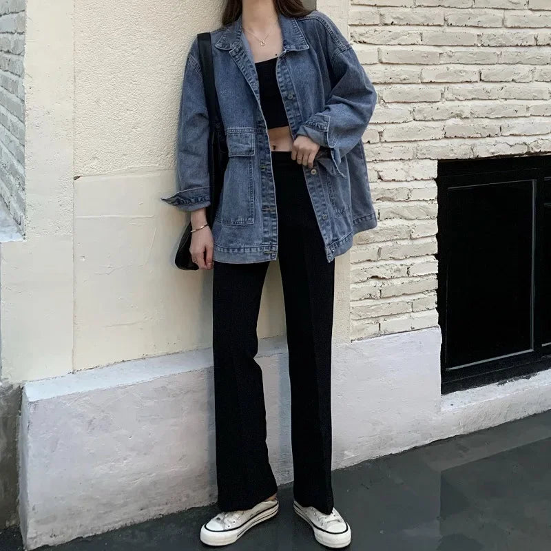 Women's Denim Jacket Loose Fit Spring