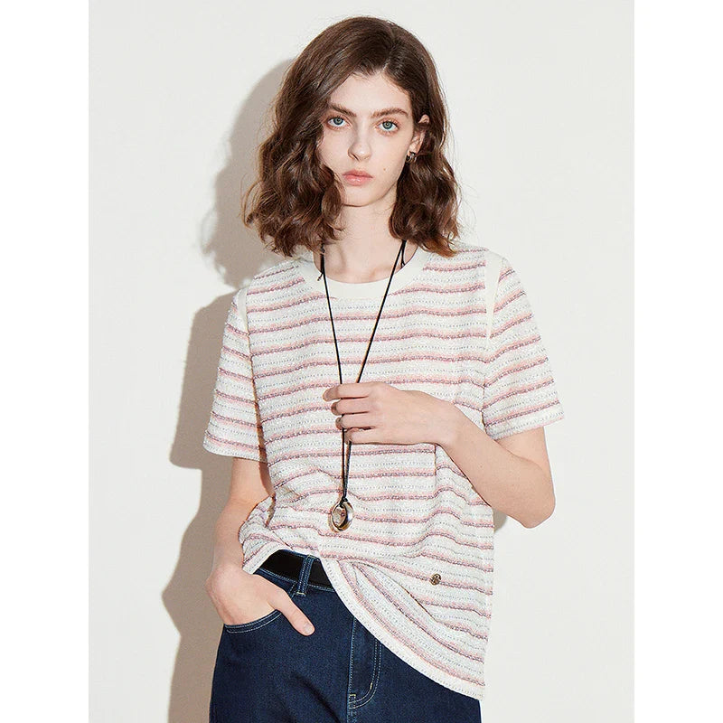 TOYOUTH Women T shirt 2025 Spring