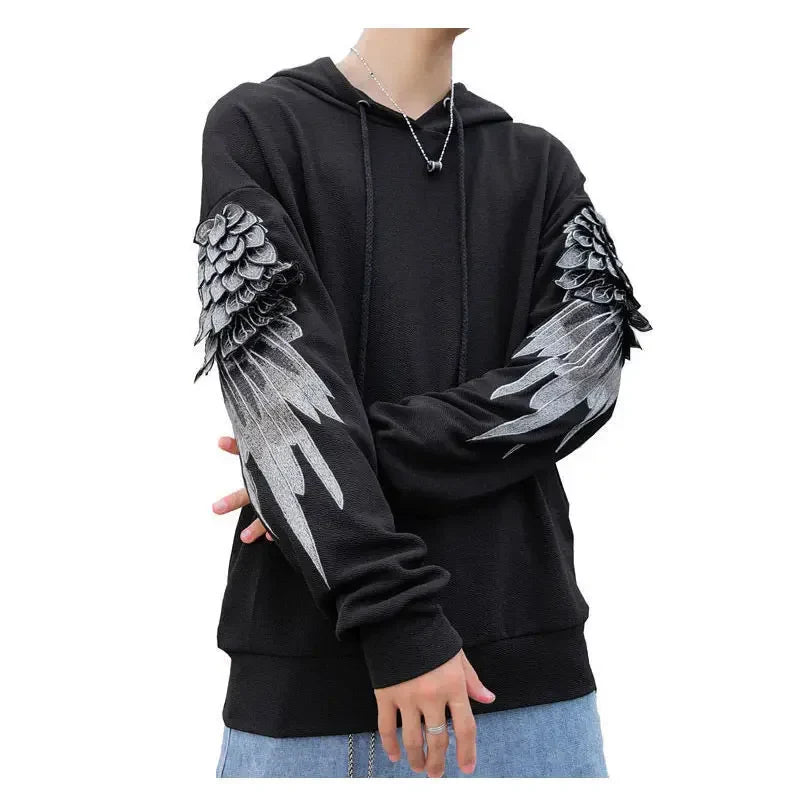 Sweatshirt for Men Hooded Embroidered