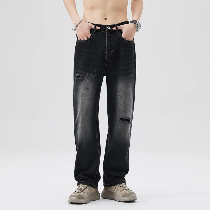 American Elastic Straight Jeans